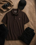 Silence Polo (Coffee Brown)