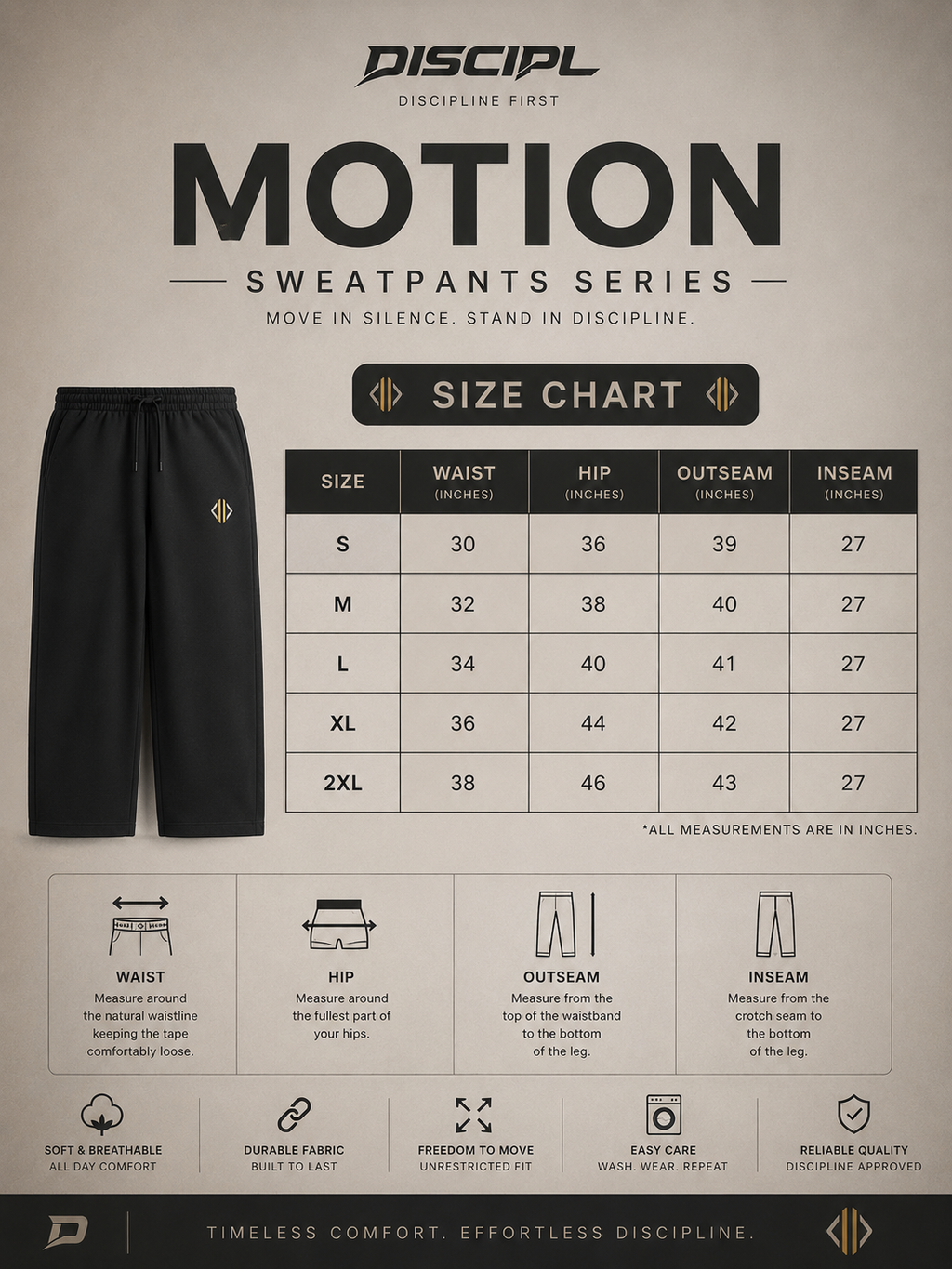 Motion Pants (off white)