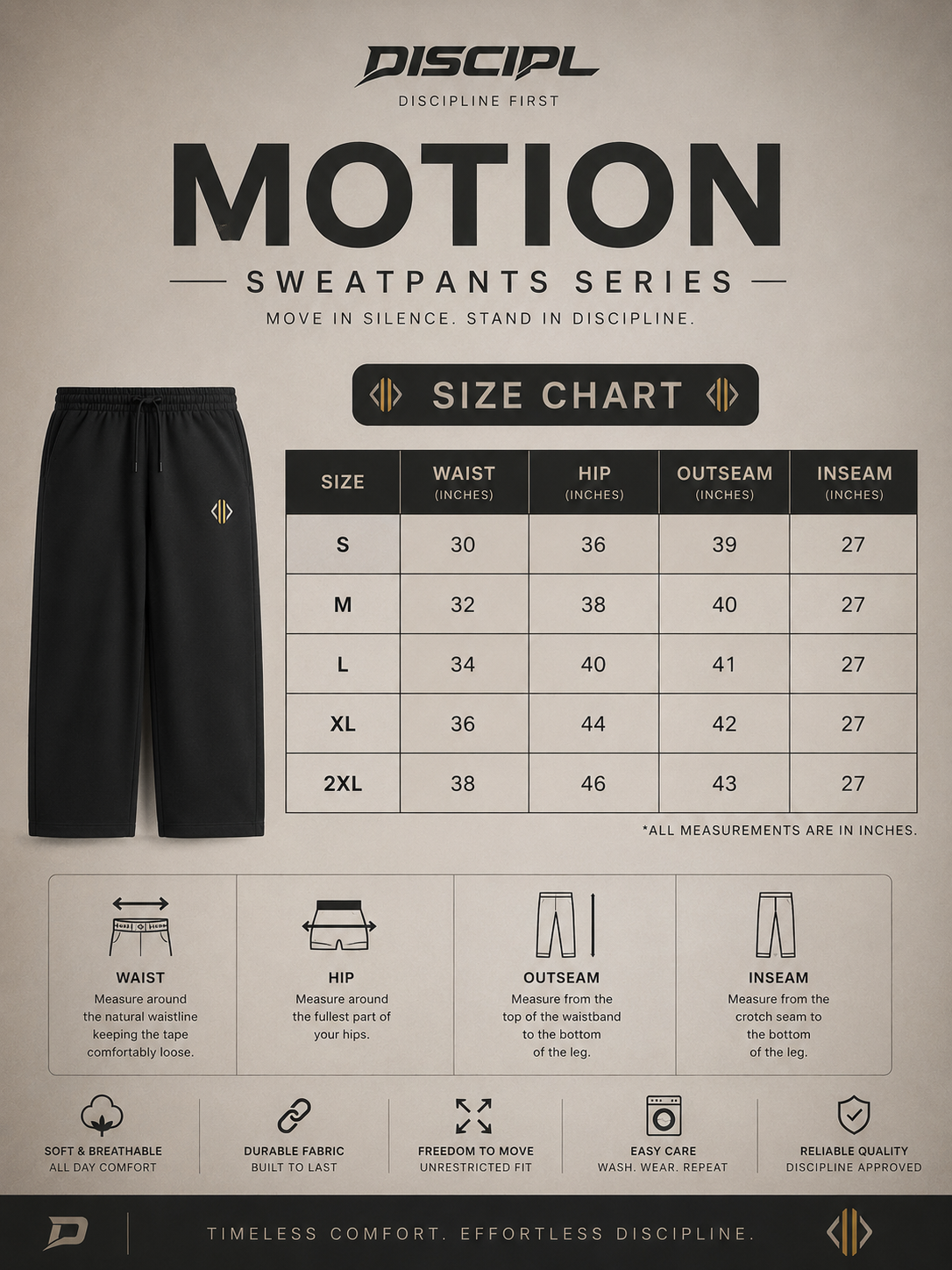 Motion Pants (off white)