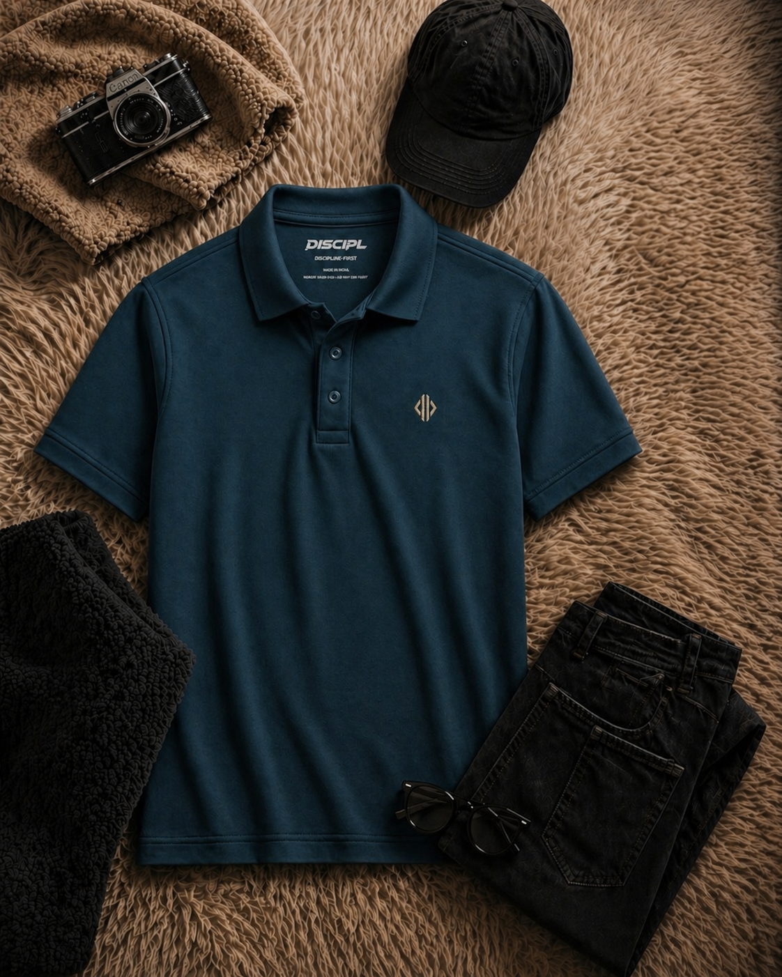 Silence Polo (Petrol blue)