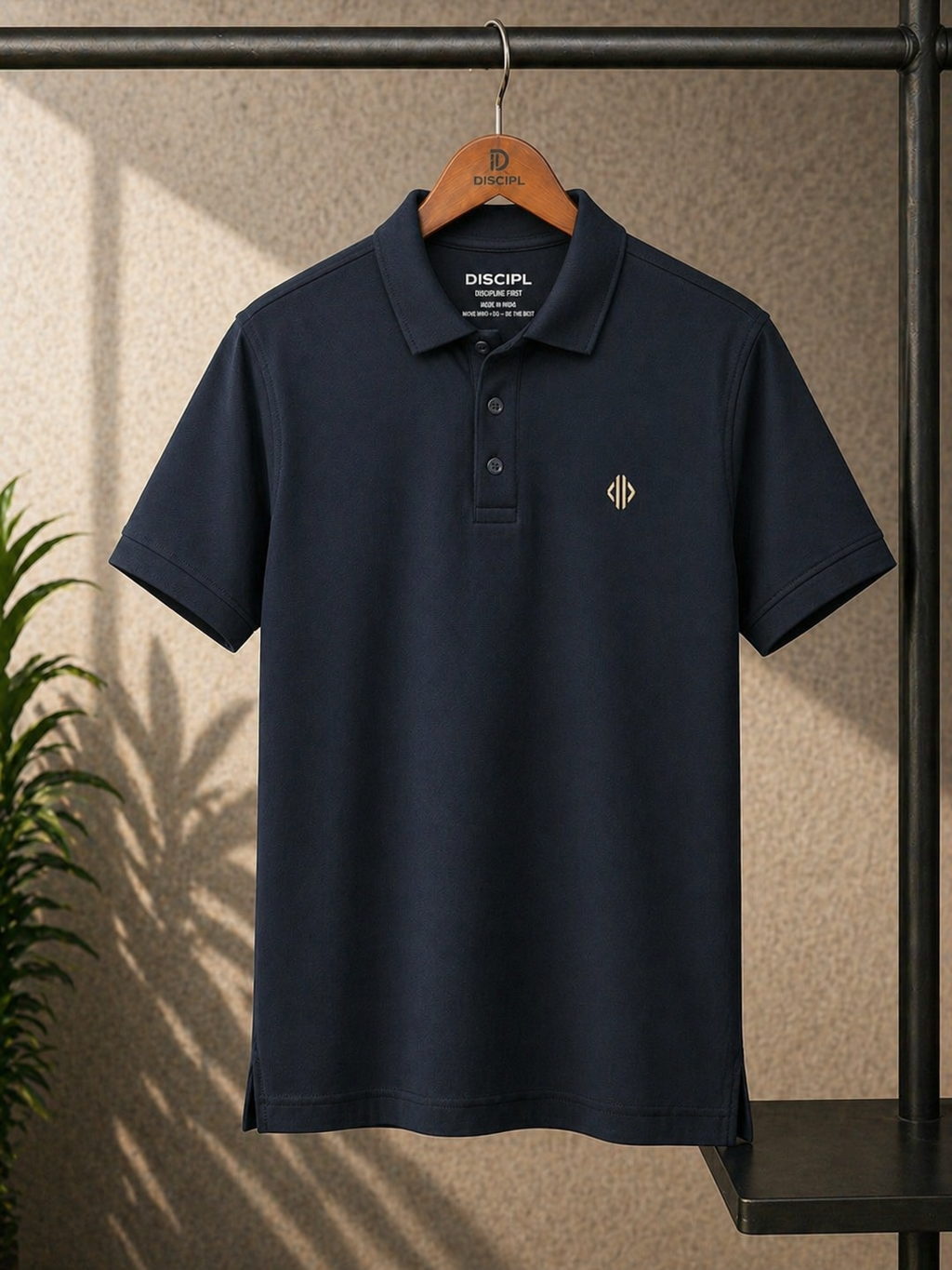 Silence Polo (Navy Blue)